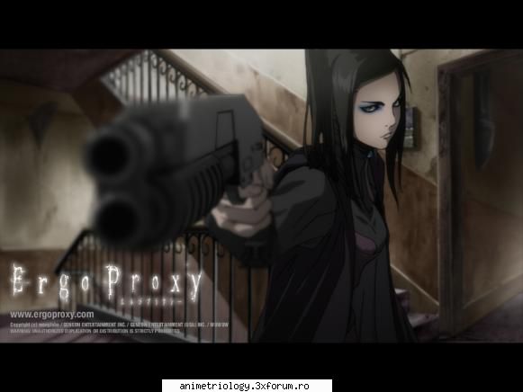 ergo proxy este un  science fiction produs in directata de catre  shukō murase, cu screenplay